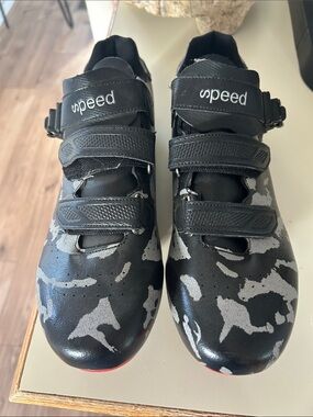 Aspeed Black and Gray mens Cycling Shoes